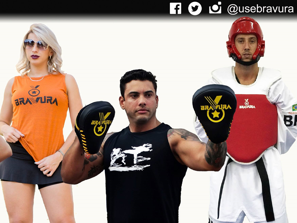 Bravura, marca esportiva taekwondo skate mma